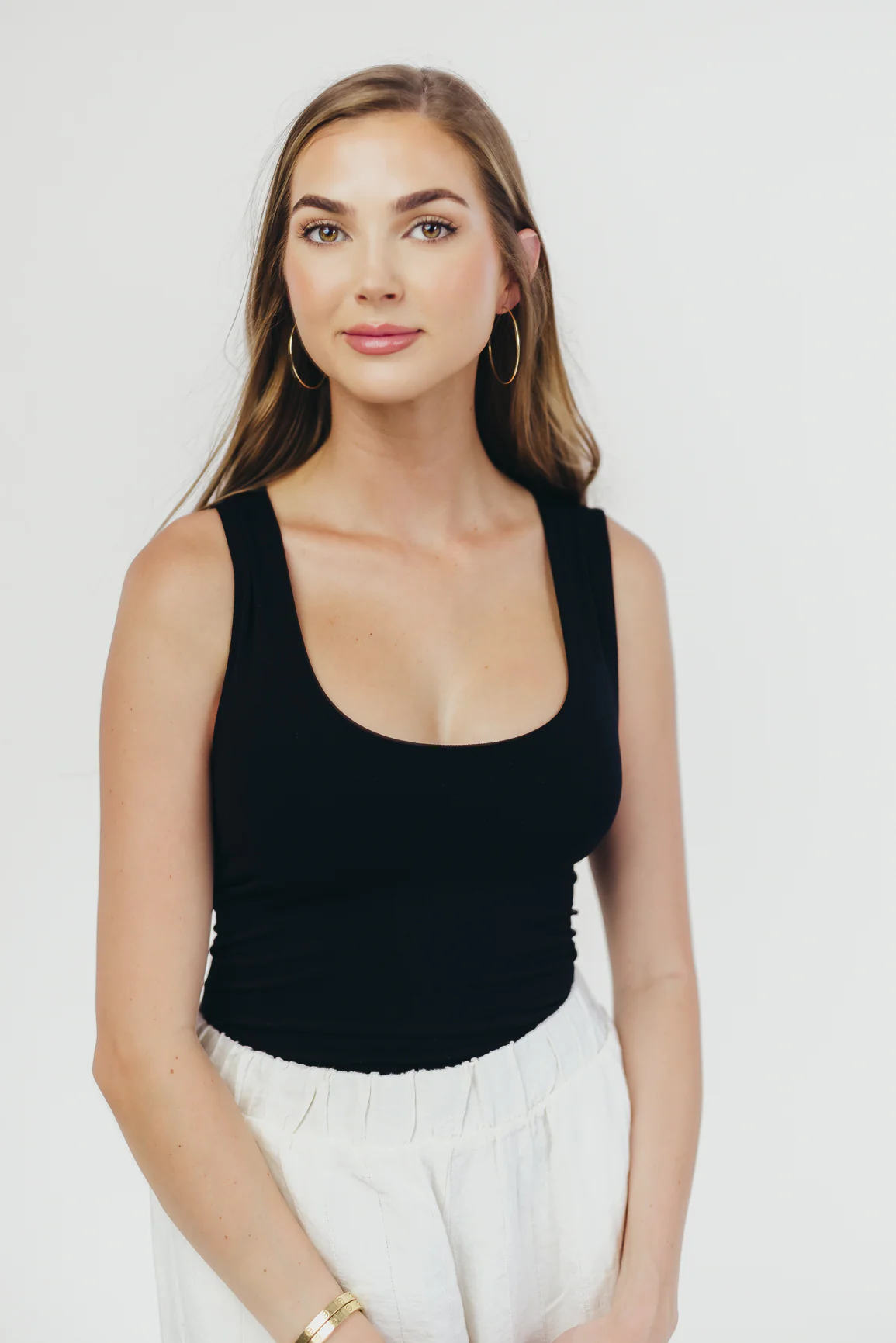 It Takes Two Seamless Tank in Black - Directfux