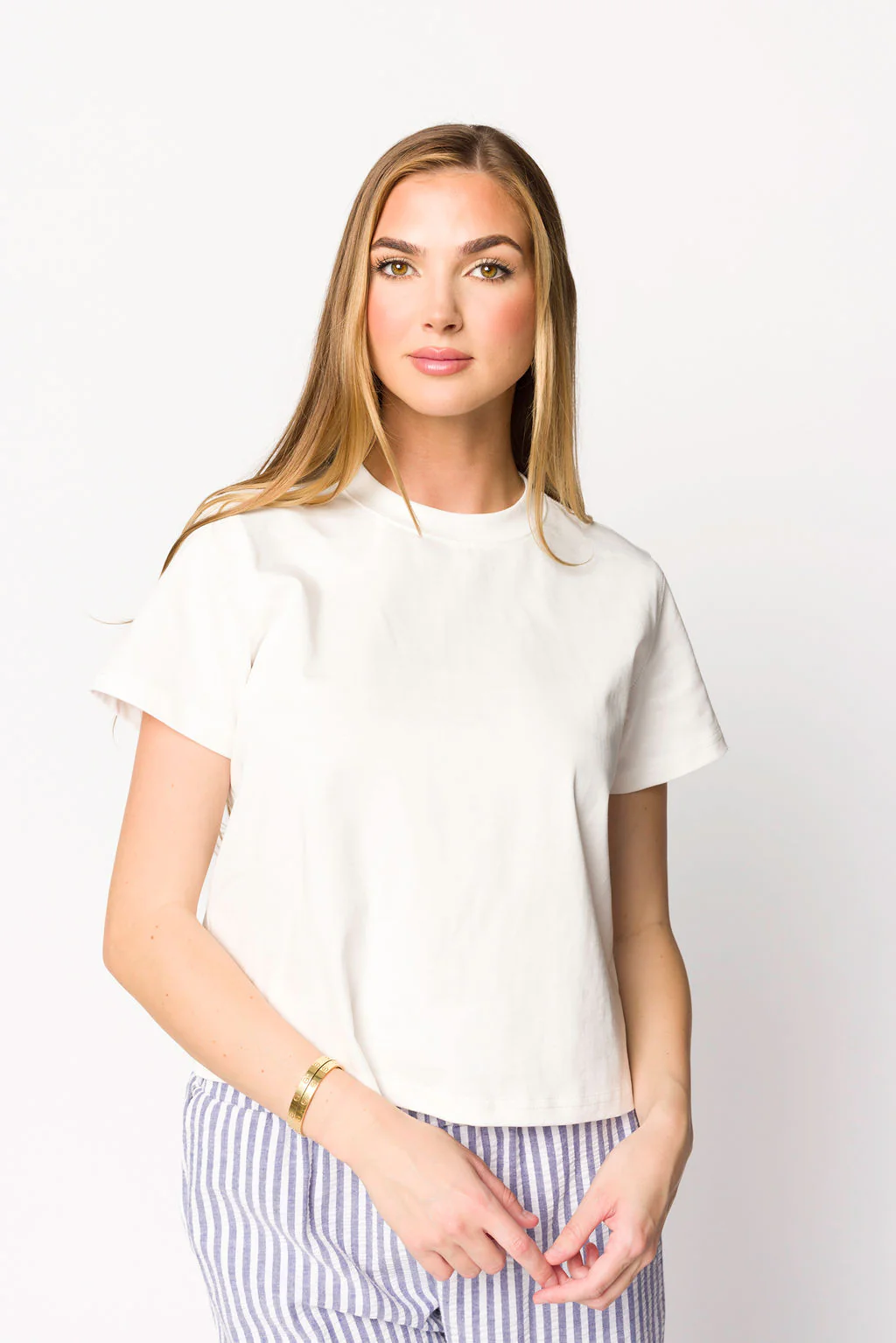 The Lanie Top in White - Directfux