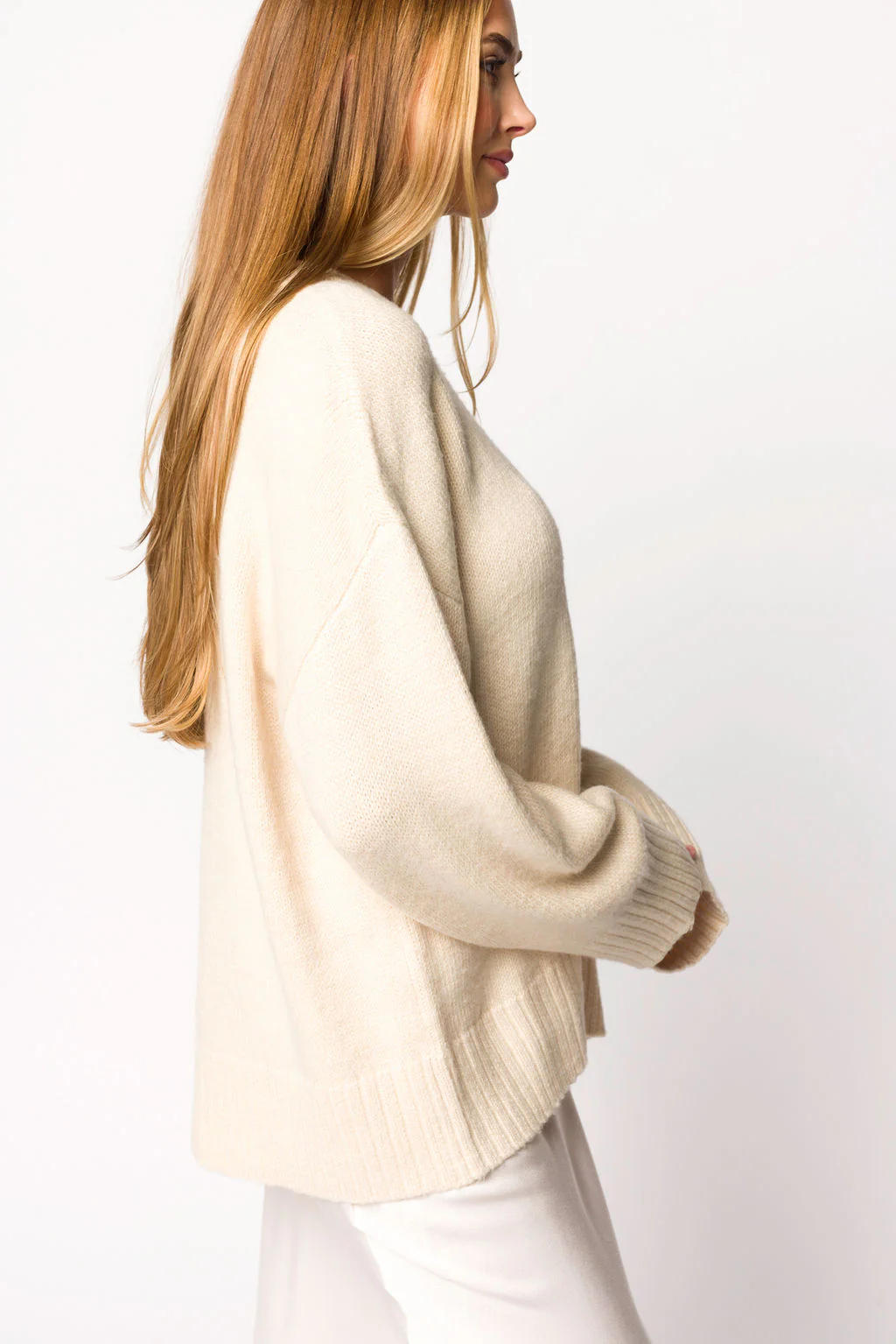 Fair Isle Sweater in Cream - Directfux