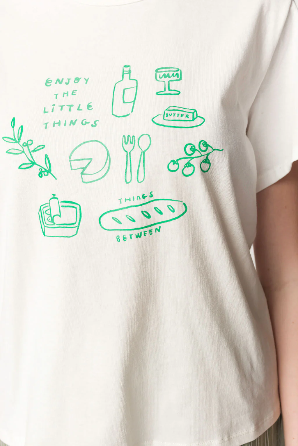 Enjoy the Little Things Shirt in Ivory - Directfux